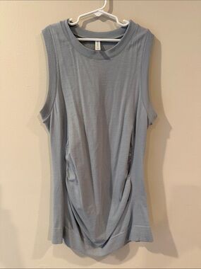 Athleta Gray Ruched Tank